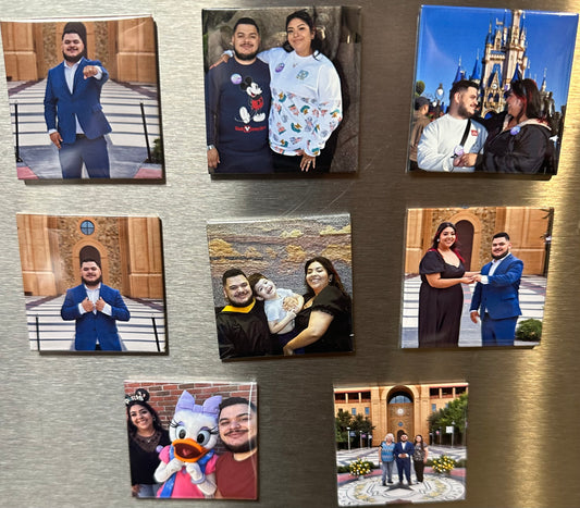 9 custom photo magnet